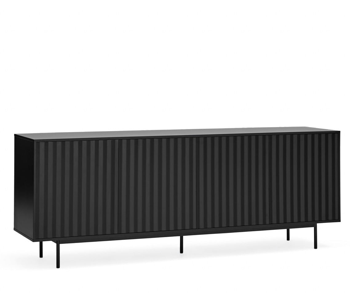 Madia nera 4 ante Sierra di Teulat 212x47 cm