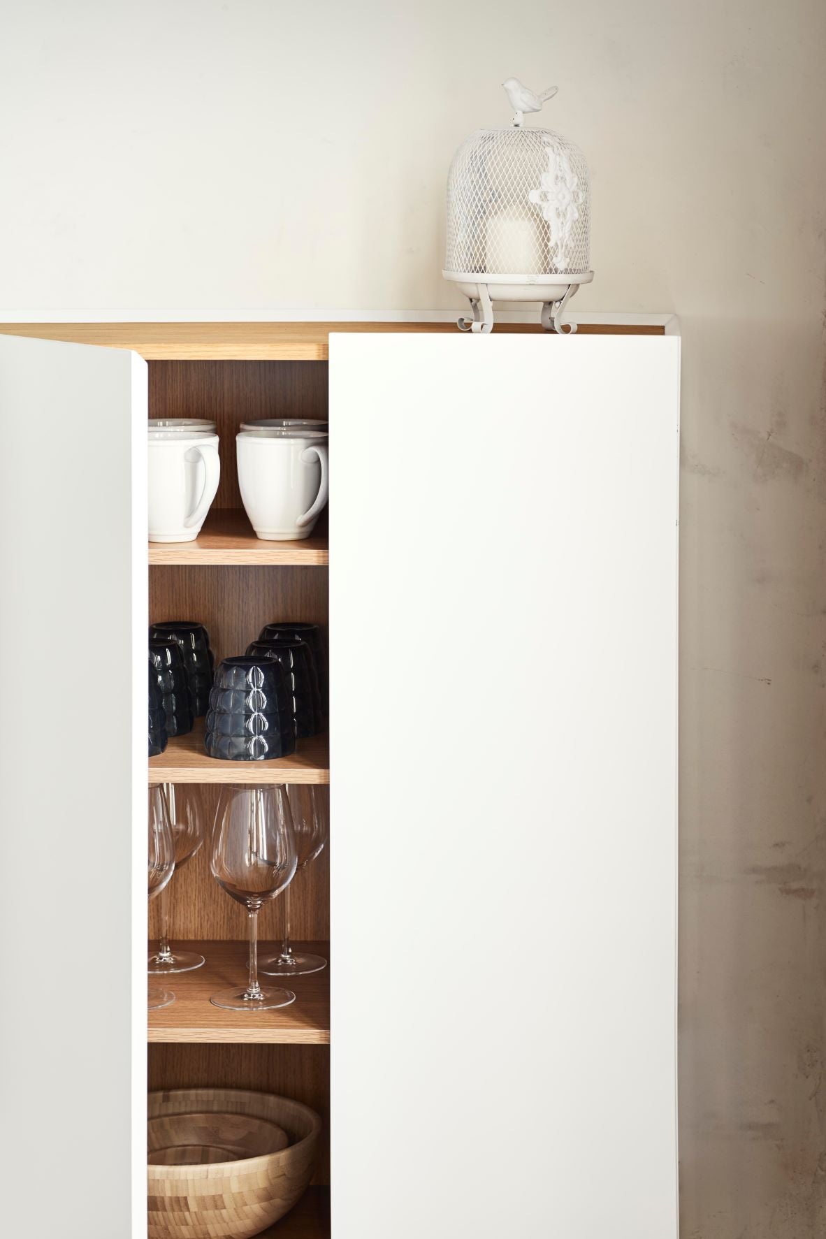 Credenza 3 ante bianco Arista di Teulat 95x120 cm