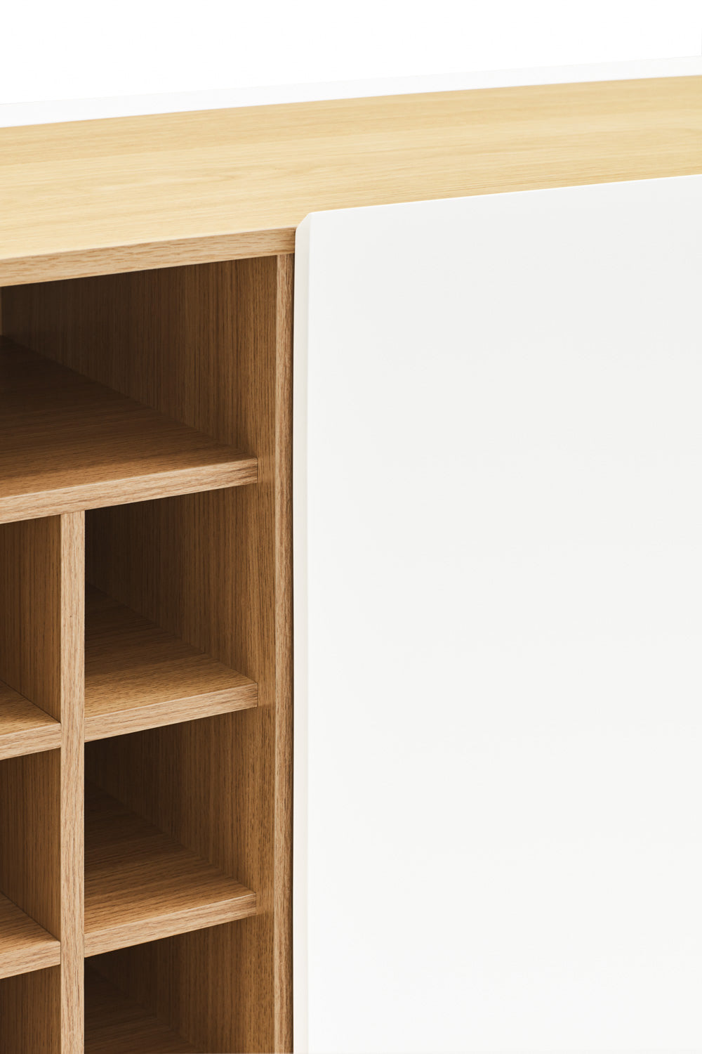 Credenza 3 ante bianco Arista di Teulat 95x120 cm