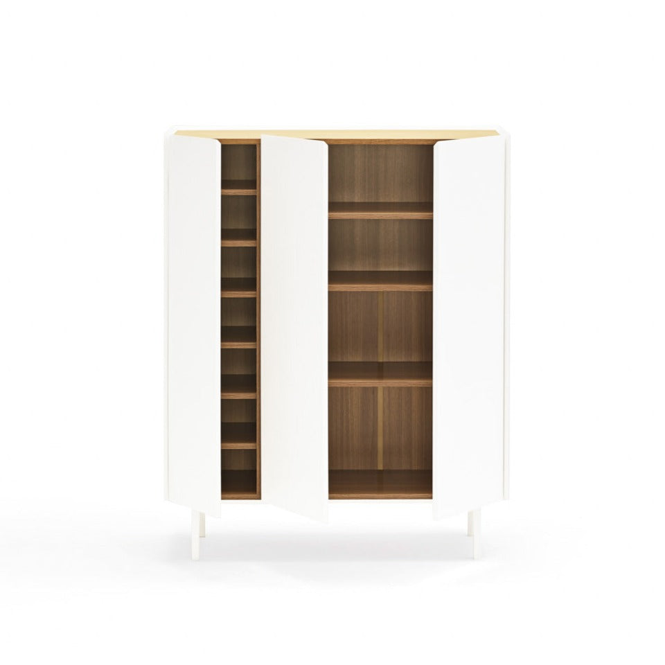 Credenza 3 ante bianco Arista di Teulat 95x120 cm