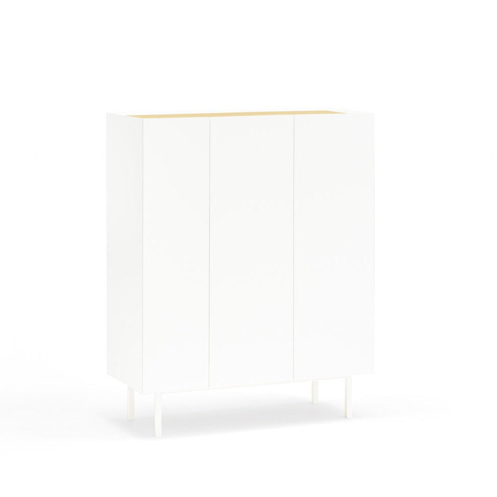 Credenza 3 ante bianco Arista di Teulat 95x120 cm