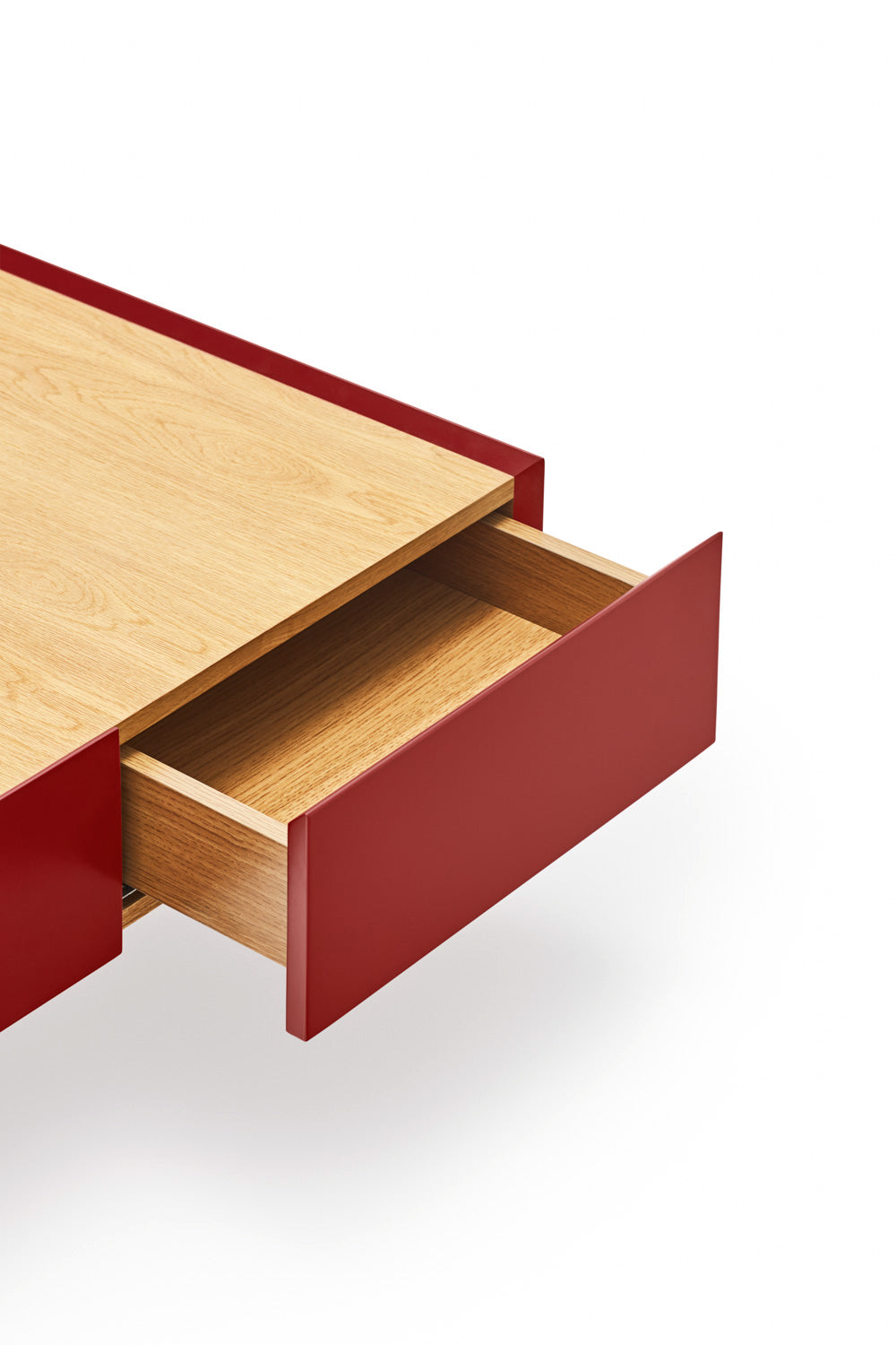 Tavolino per Soggiorno rosso Arista Teulat 110x60 cm