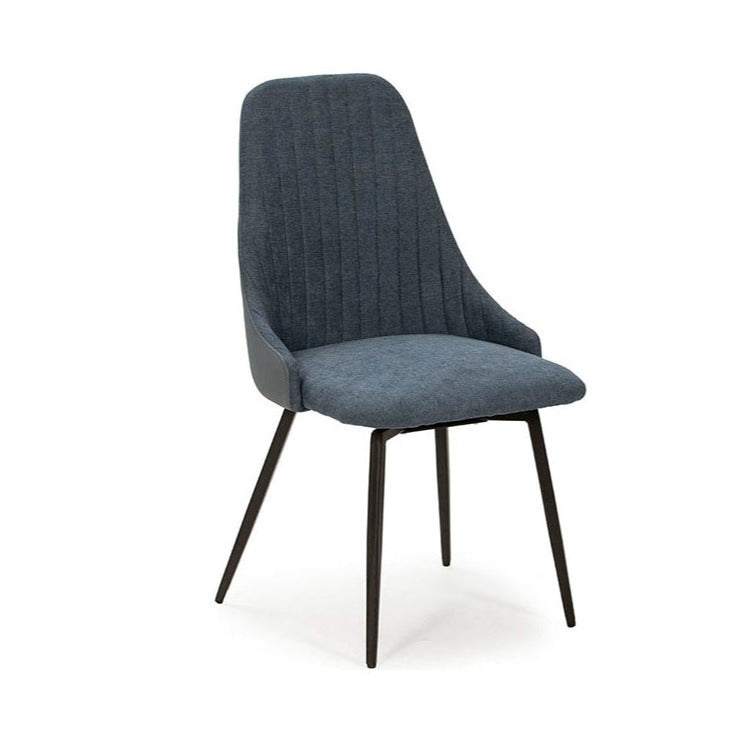 set 2x sedia tella blu girevole