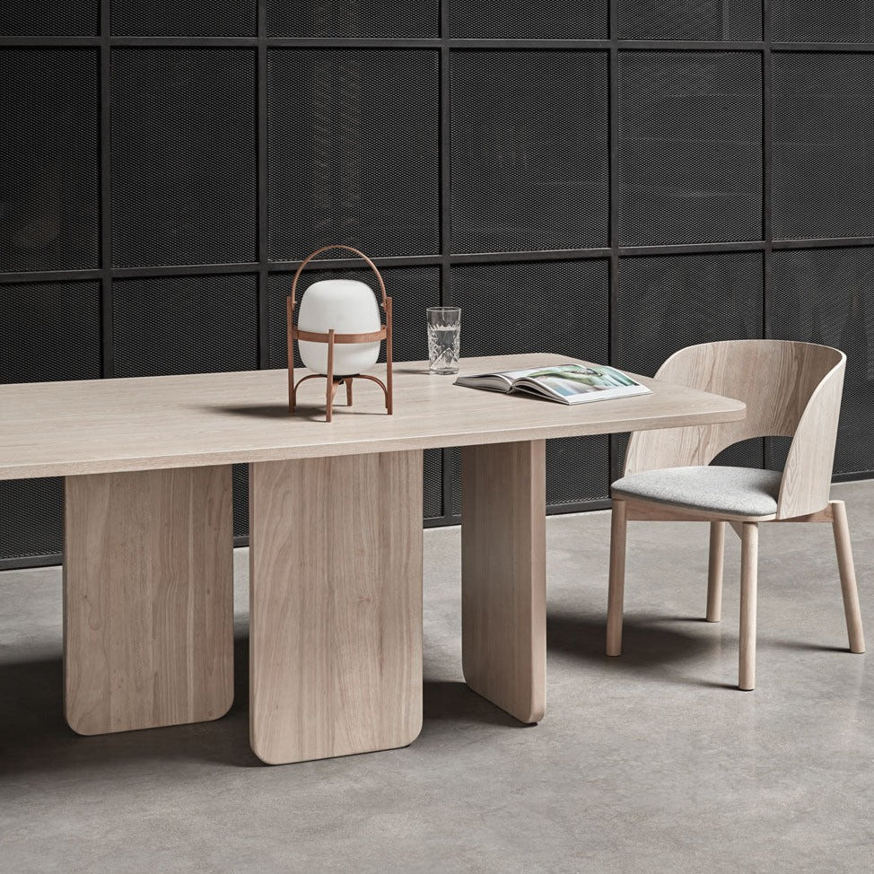 Tavolo 6 posti in legno naturale Arq di Teulat 200x100 cm