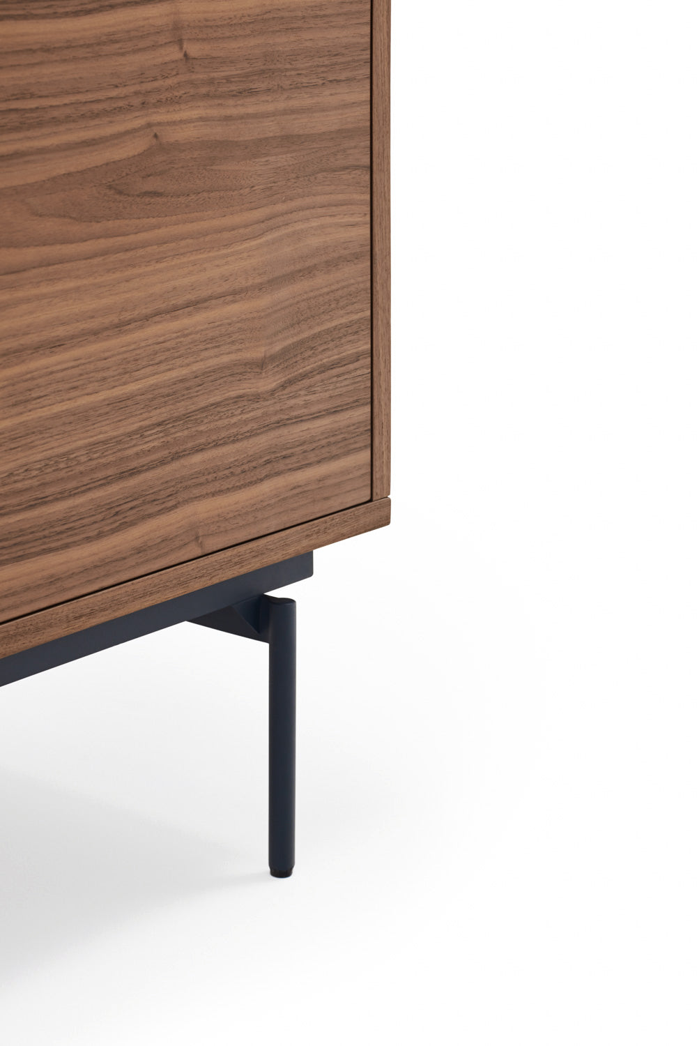 Credenza 2 ante noce/blu Valley di Teulat 92x130 cm