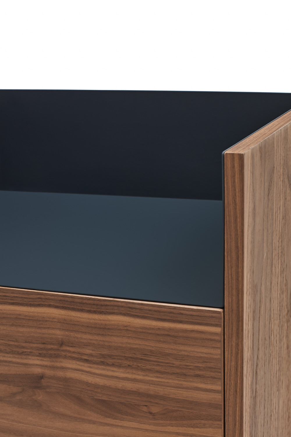 Credenza 2 ante noce/blu Valley di Teulat 92x130 cm