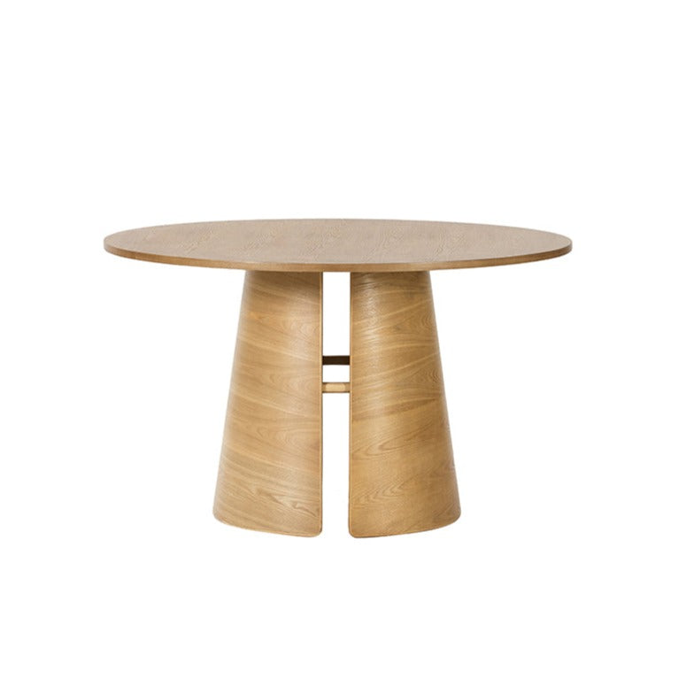 Tavolo tondo 4 posti in legno colore naturale Cep di Teulat Ø137 h75 cm