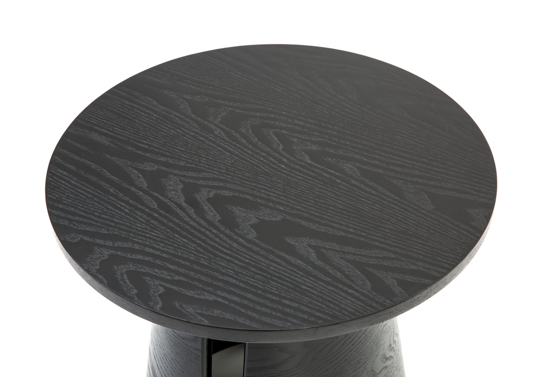 Tavolino tondo in legno nero Cep di Teulat Ø50 h50 cm