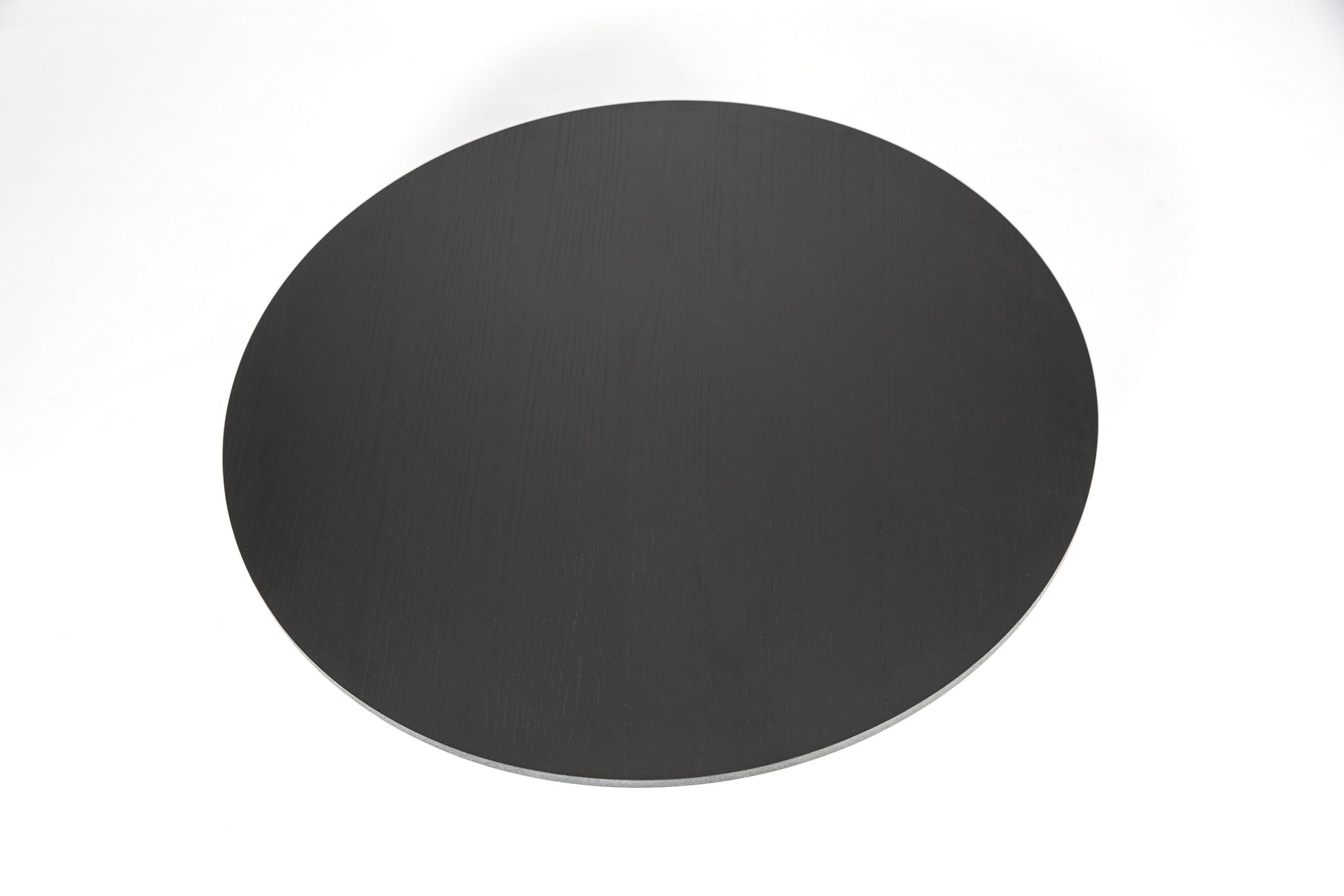 Tavolino basso tondo nero Cep di Teulat Ø110 h36 cm