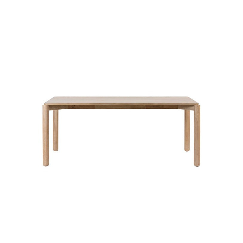 Tavolo 6 posti in legno naturale Atlas di Teulat 180x100 cm