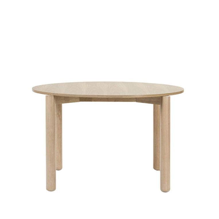 Tavolo tondo 4 posti in legno naturale Atlas di Teulat Ø120 cm