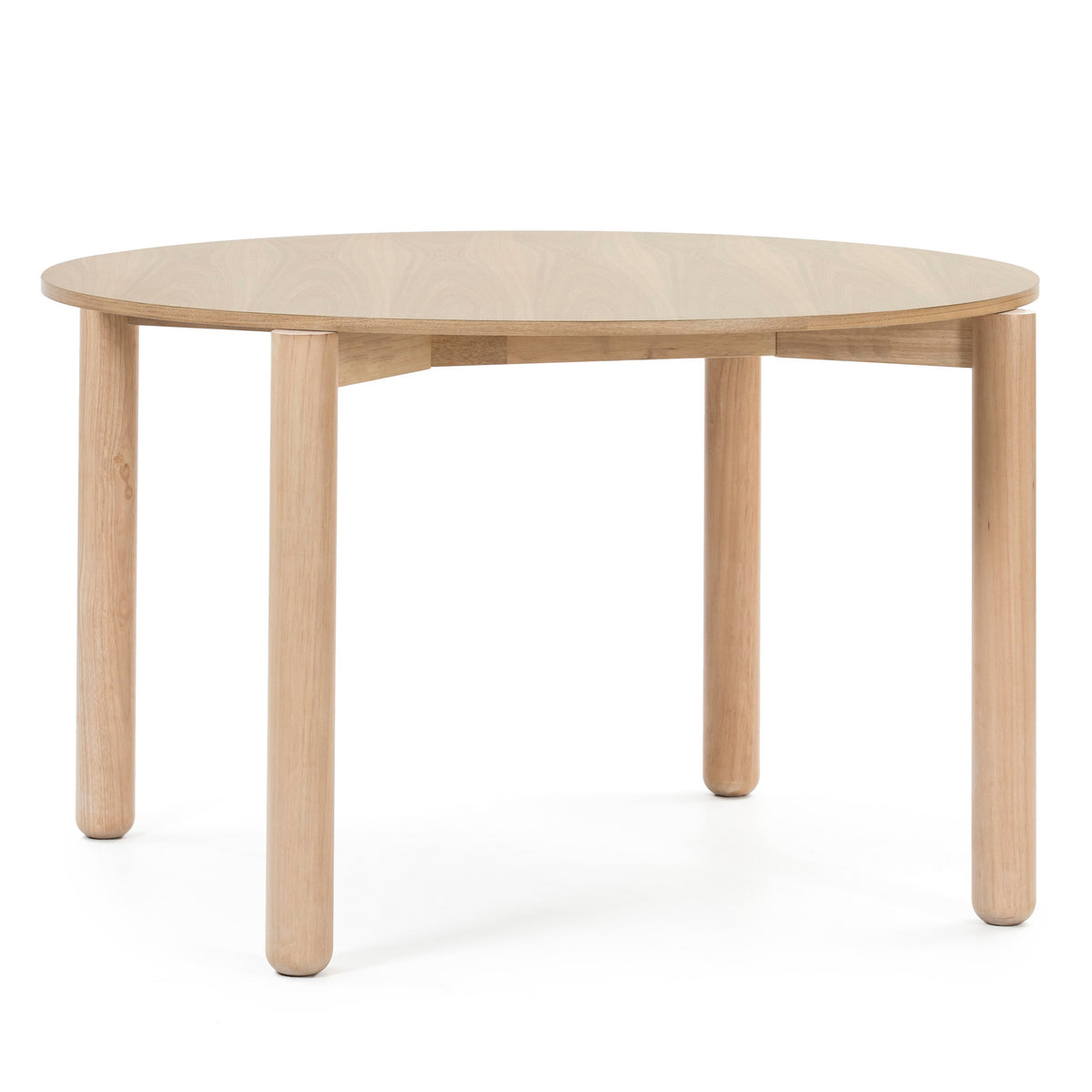 Tavolo tondo 4 posti in legno naturale Atlas di Teulat Ø120 cm