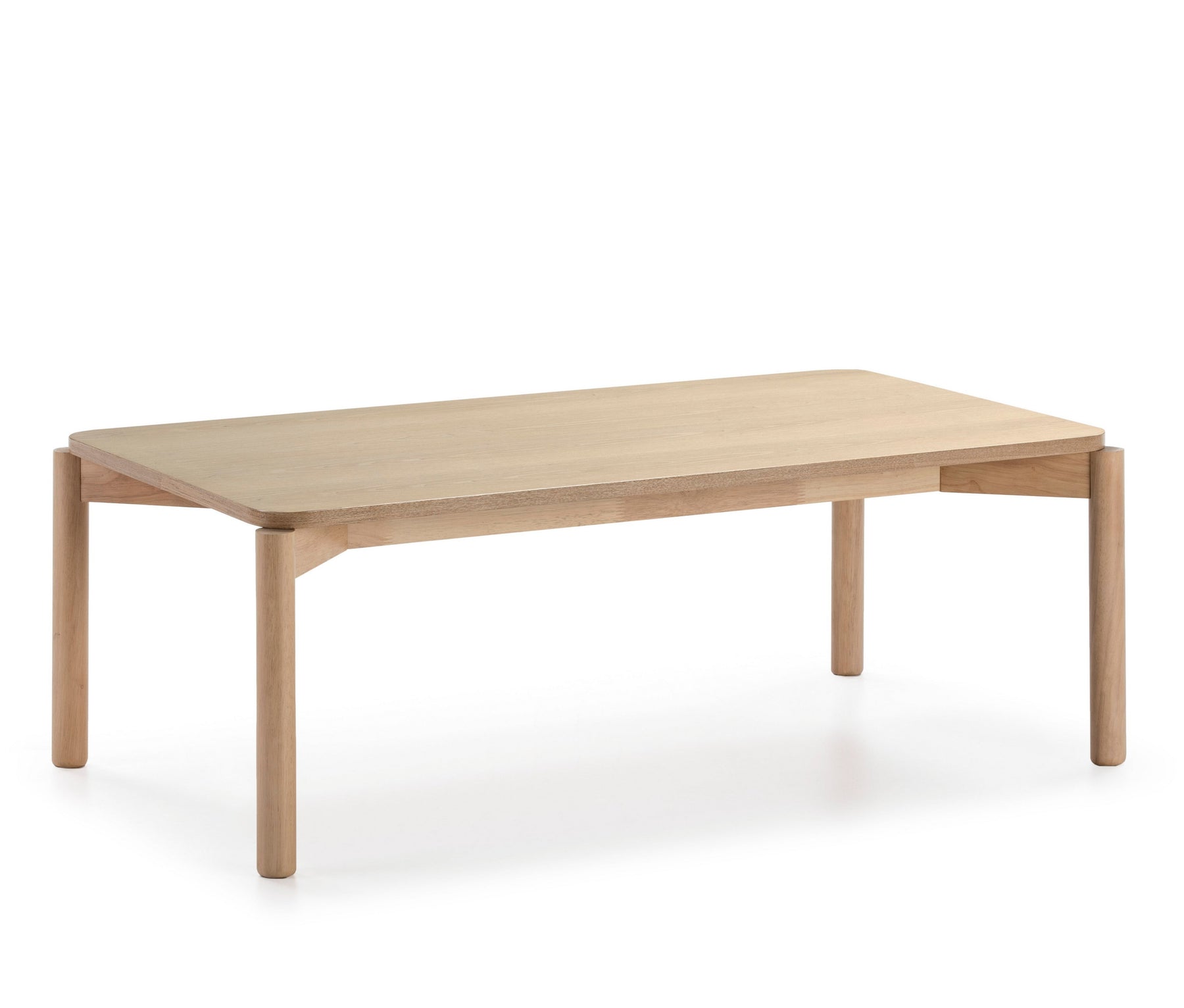 Tavolino basso legno naturale Atlas Teulat 110x60 h40 cm