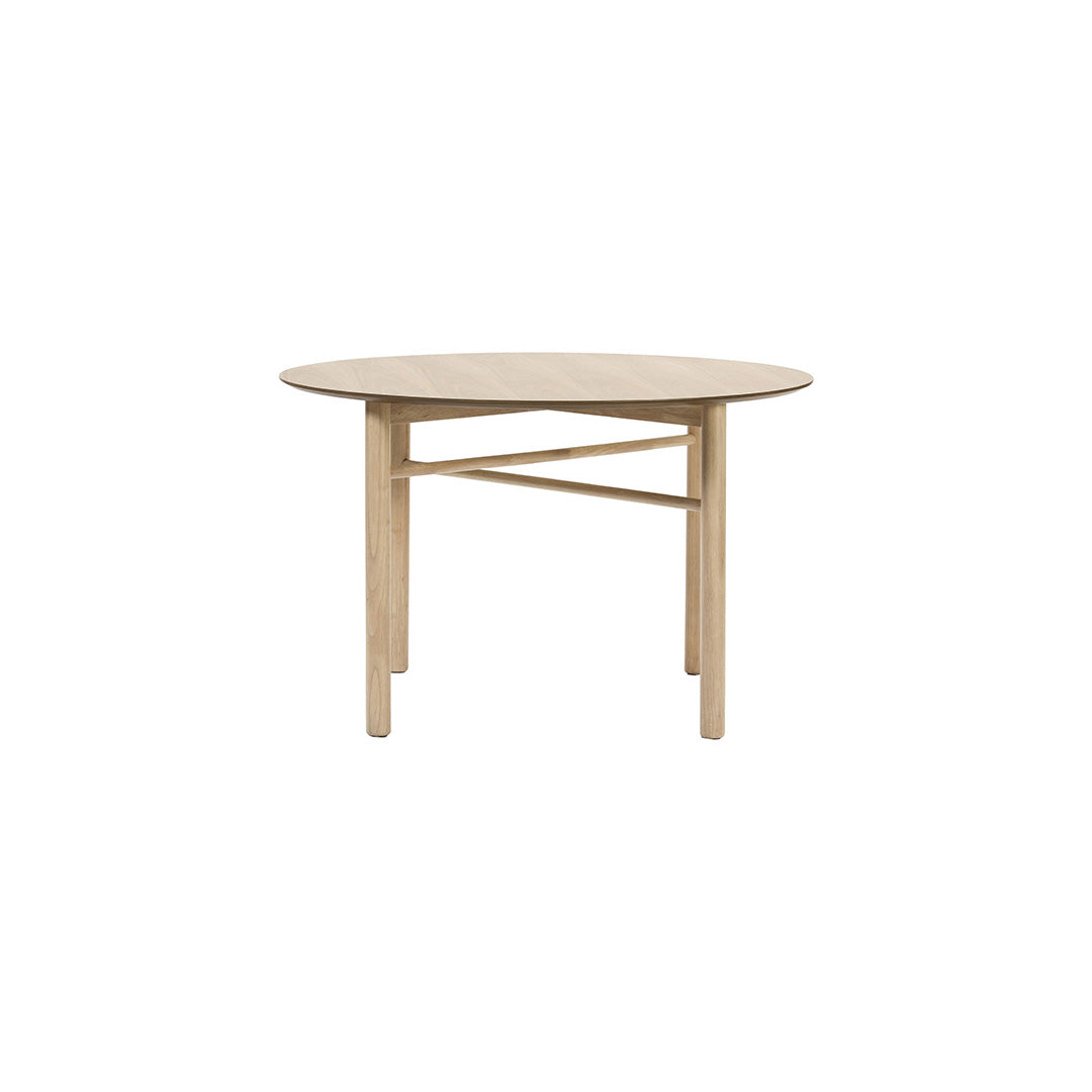 Tavolo 4 posti in legno naturale Junco Ø 120 cm