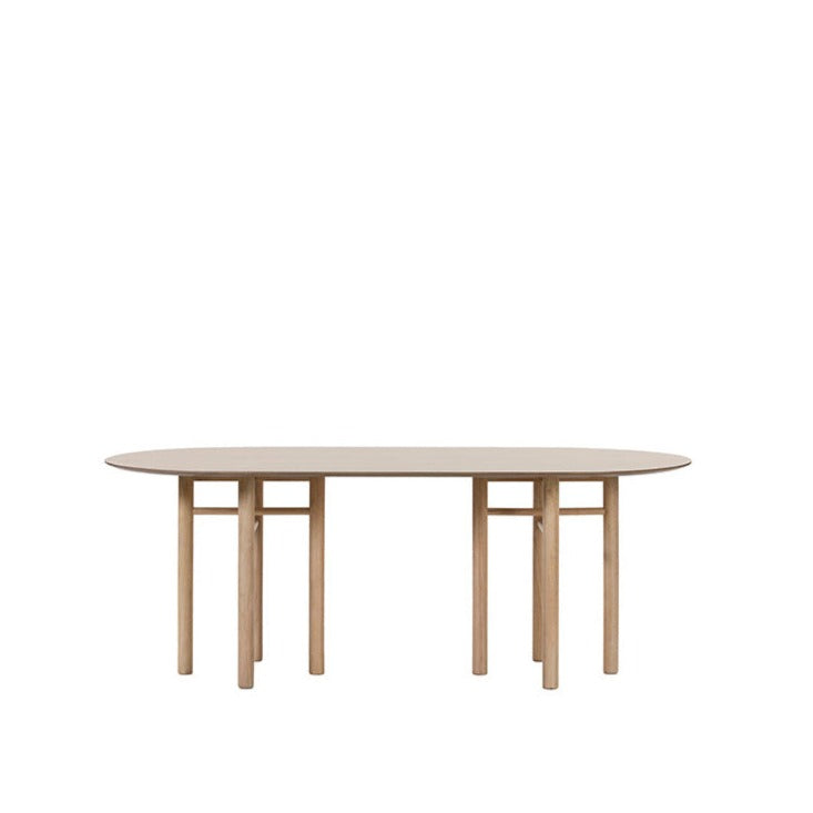 Tavolo 6 posti in legno naturale Junco 200x100 cm