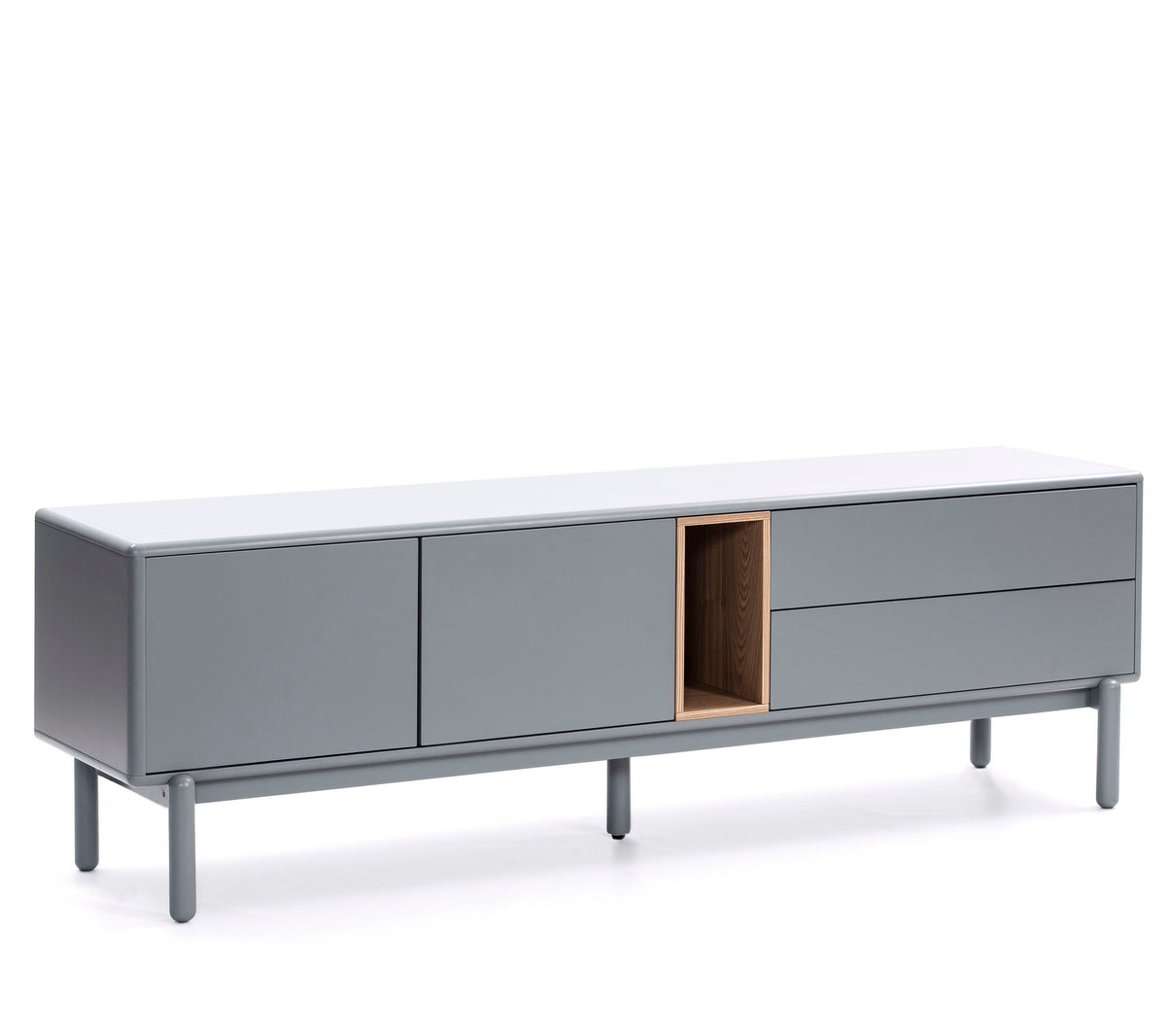 Mobile TV grigio perla Corvo di Teulat 180x40 cm