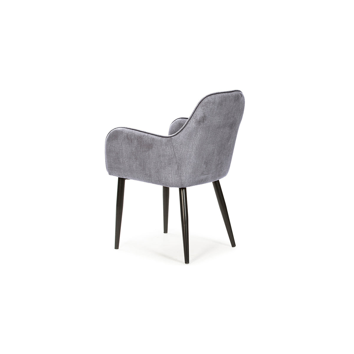 Set 2 sedie Sava in velluto grigio chiaro
