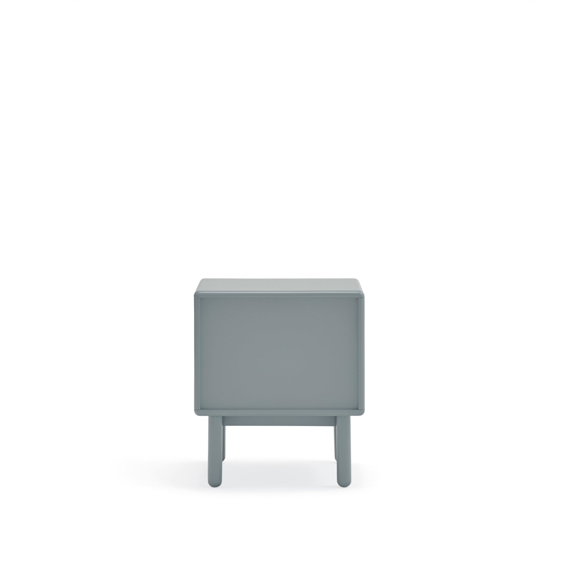 Comodino 2 cassetti Grigio Perla Corvo di Teulat 48x35 cm