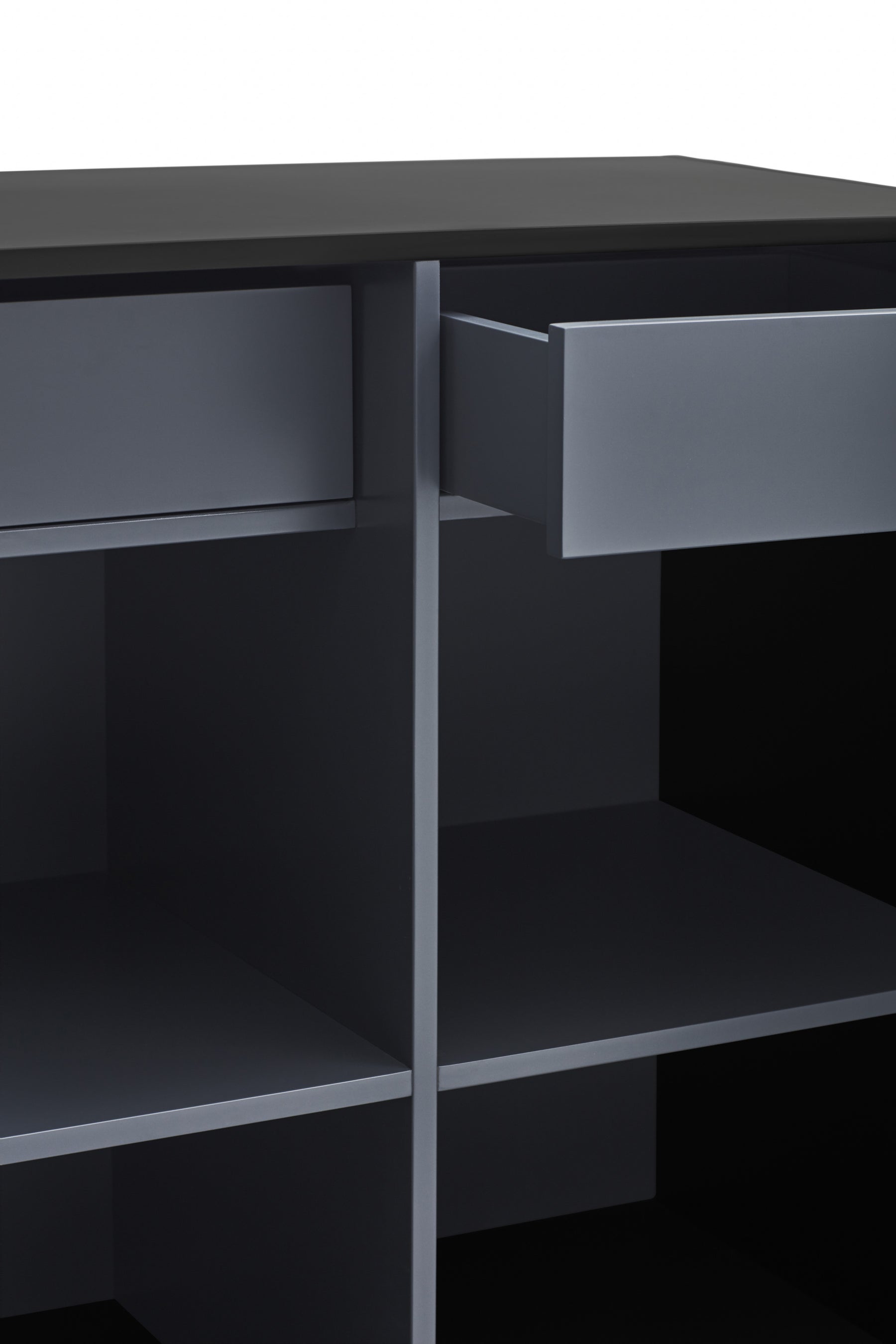 Credenza 2 ante nero Doric di Teulat 91x120 cm