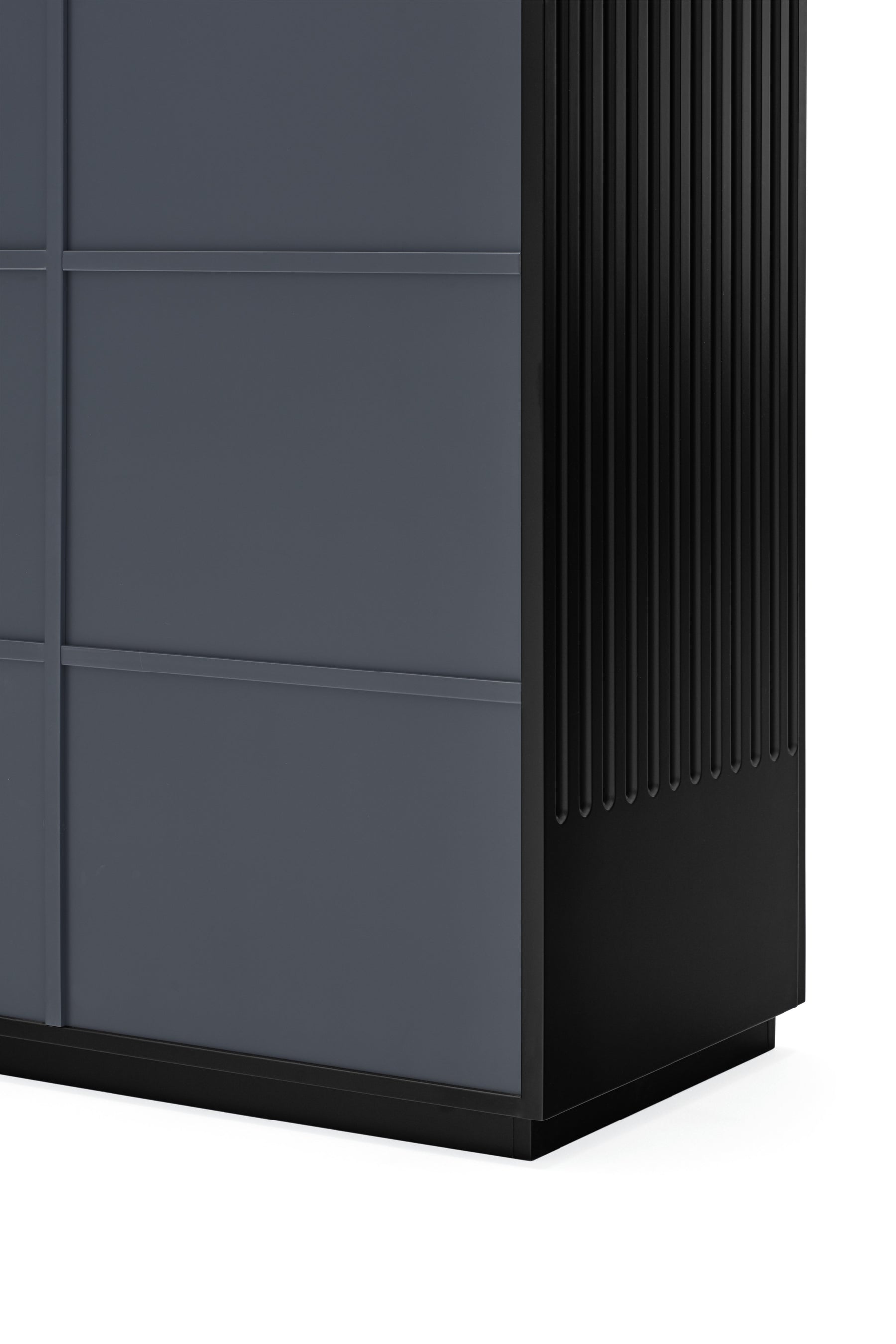 Credenza 2 ante nero Doric di Teulat 91x120 cm
