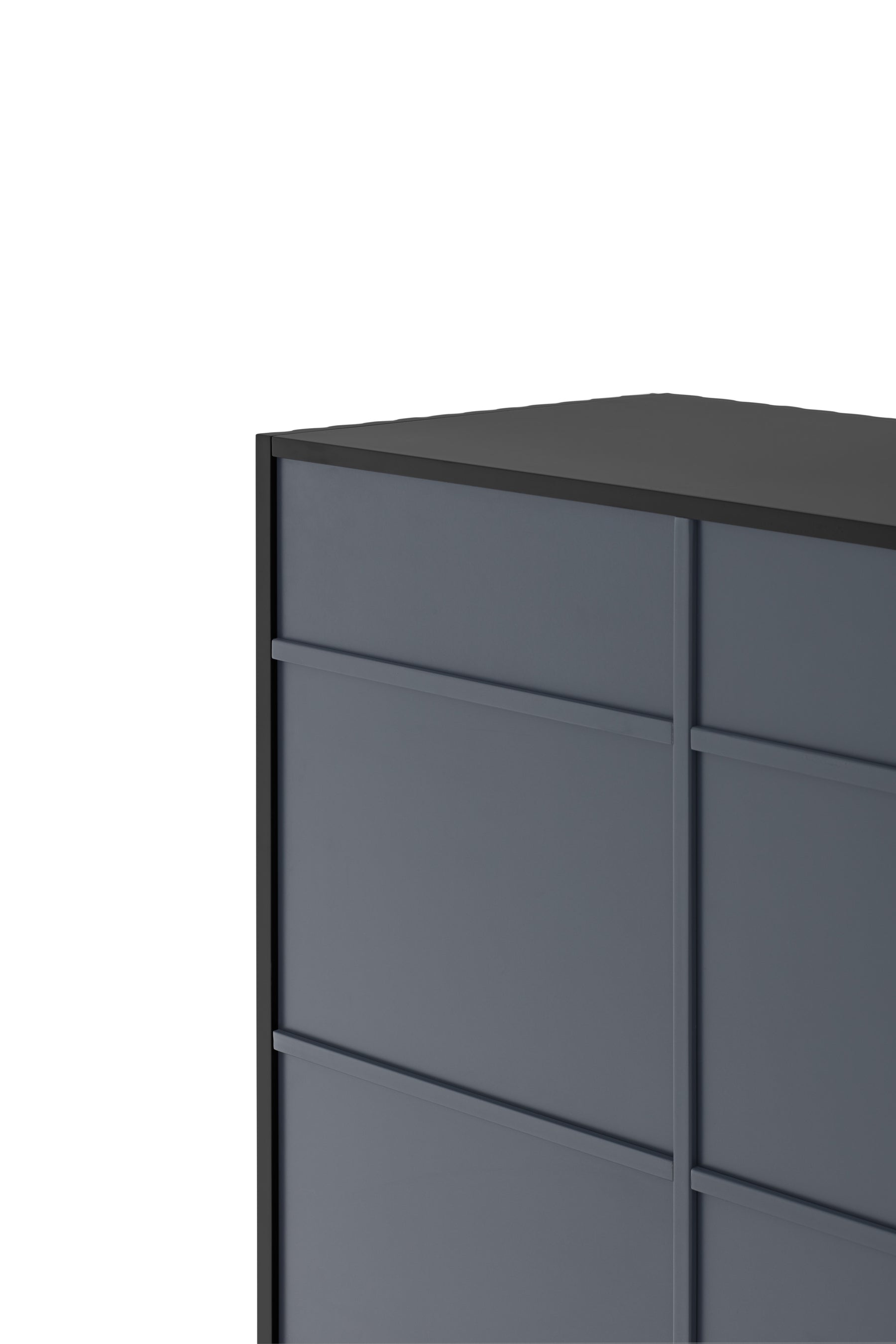 Credenza 2 ante nero Doric di Teulat 91x120 cm