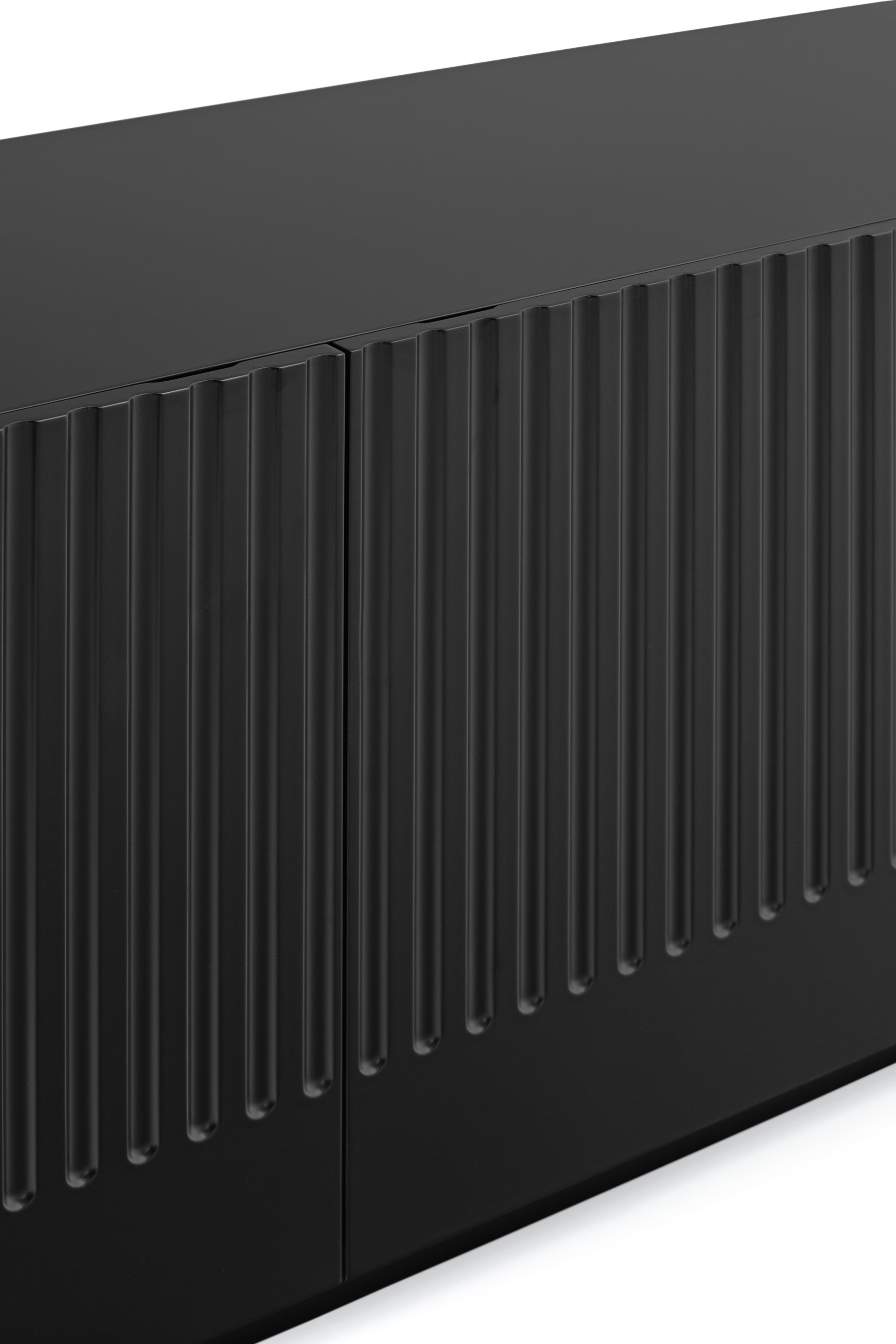Madia 4 ante nero Doric di Teulat 198x48 cm