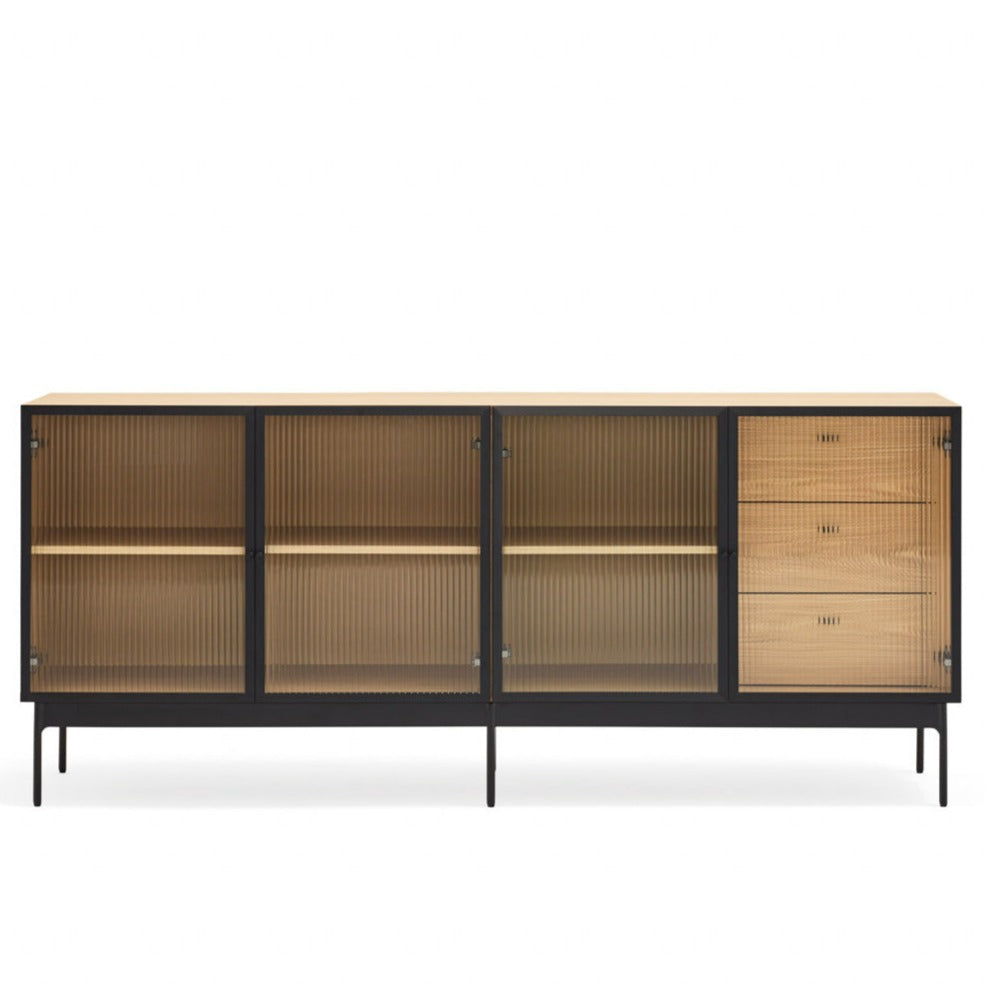 Madia 4 ante rovere Blur di Teulat 180x45 cm