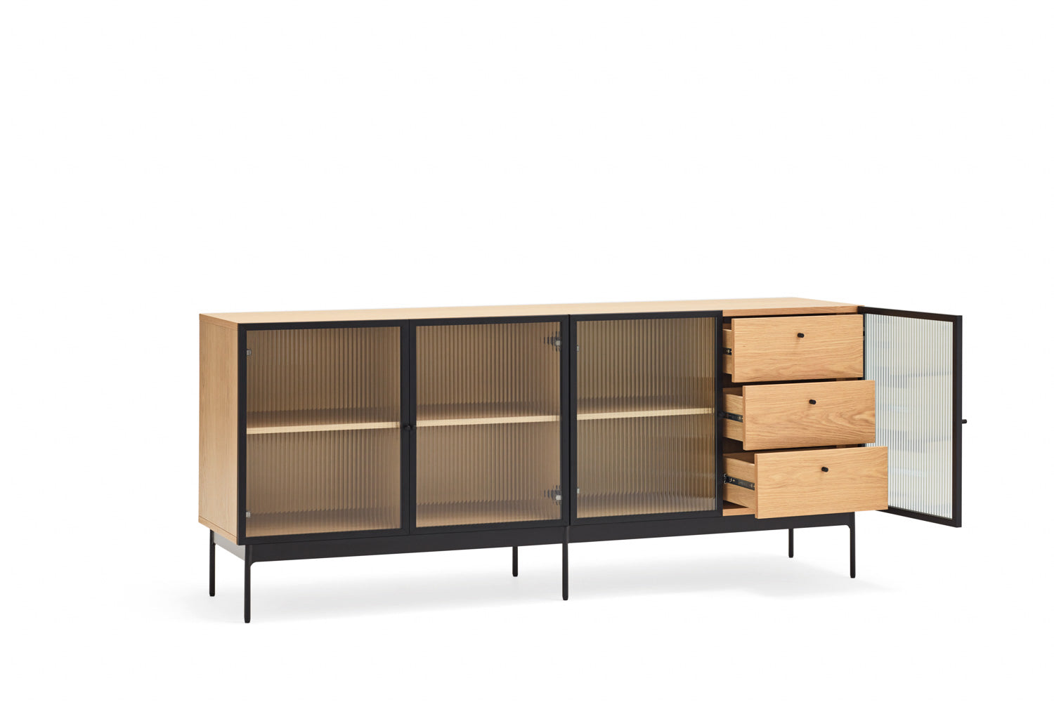 Madia 4 ante rovere Blur di Teulat 180x45 cm