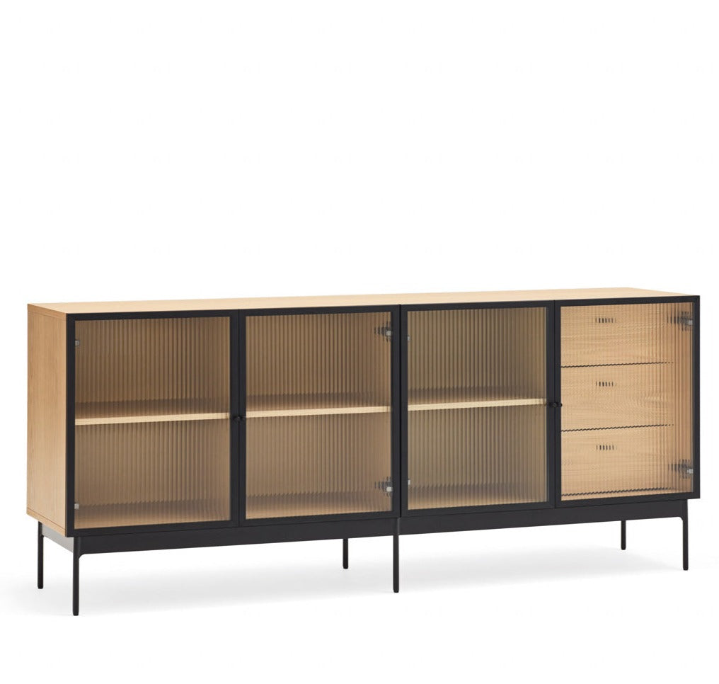 Madia 4 ante rovere Blur di Teulat 180x45 cm