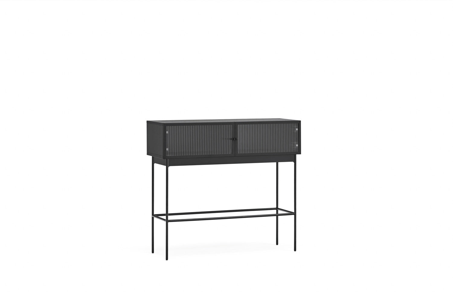 Consolle 2 ante nero Blur di Teulat 100x36 cm