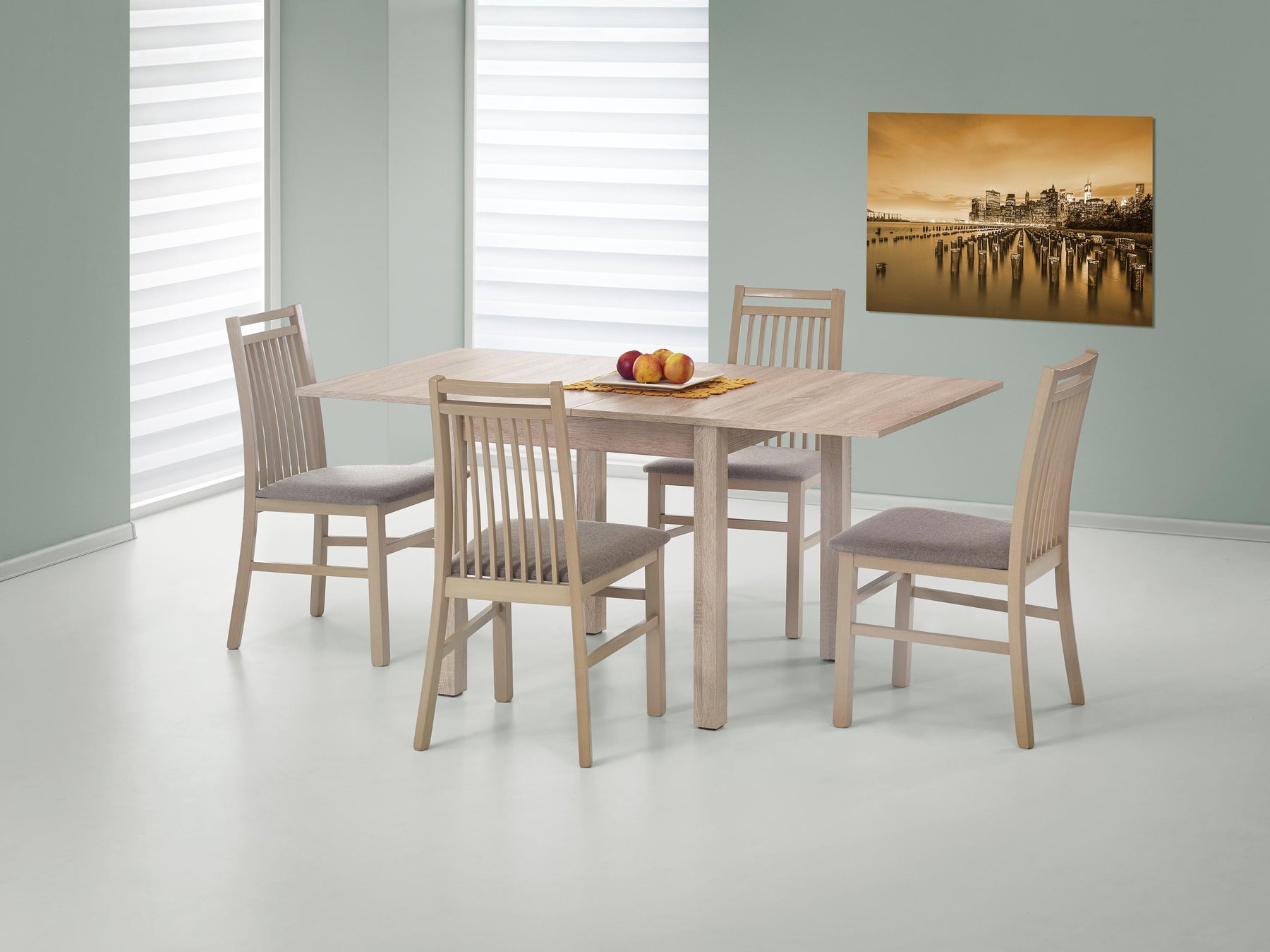 Tavolo allungabile per 4/6 persone Grecia 80/160x80 cm