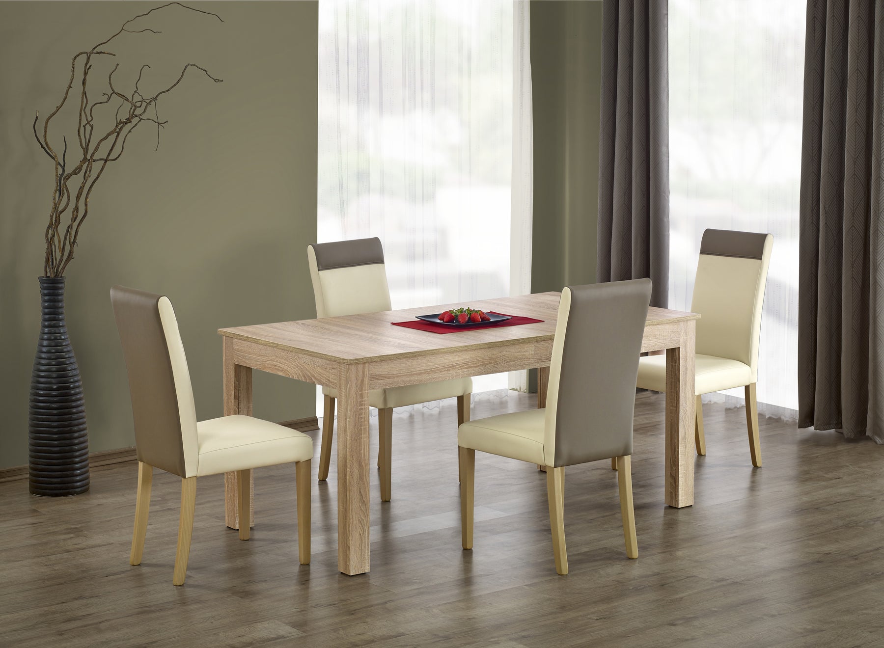 Tavolo allungabile per 6/10 persone Sven 160/300x90 cm