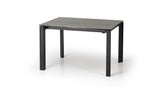 Tavolo allungabile in ceramica con gambe in acciaio nero Horizon 120 x 85 cm - allungabile a 180 cm