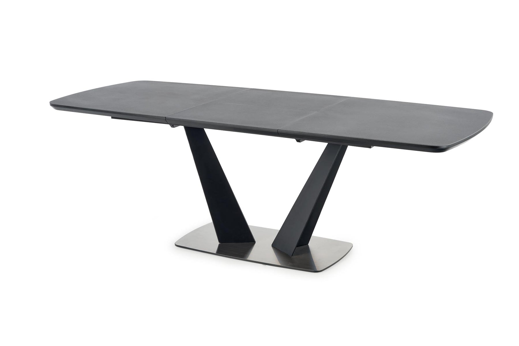 Tavolo allungabile per 6/8 persone grigio Fanny 160/220x90 cm