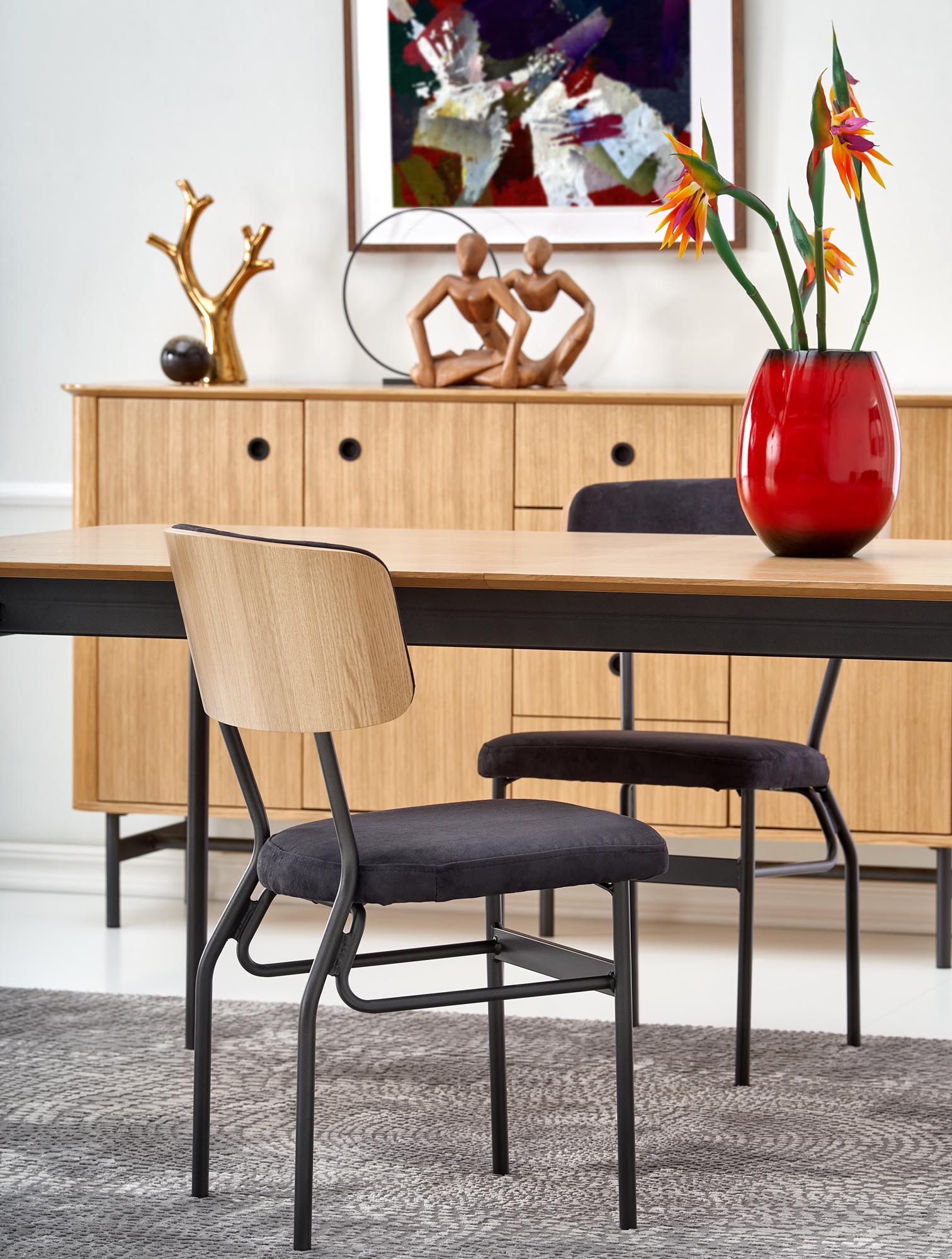 Tavolo allungabile per 6/8 persone rovere Smart 170/250x100 cm