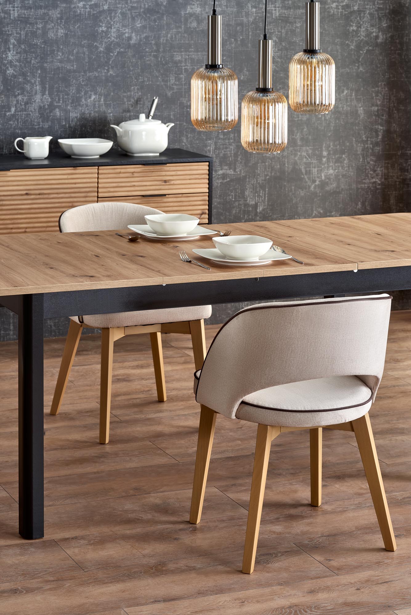Tavolo allungabile per 6/8 persone Florian 160/228x90 cm