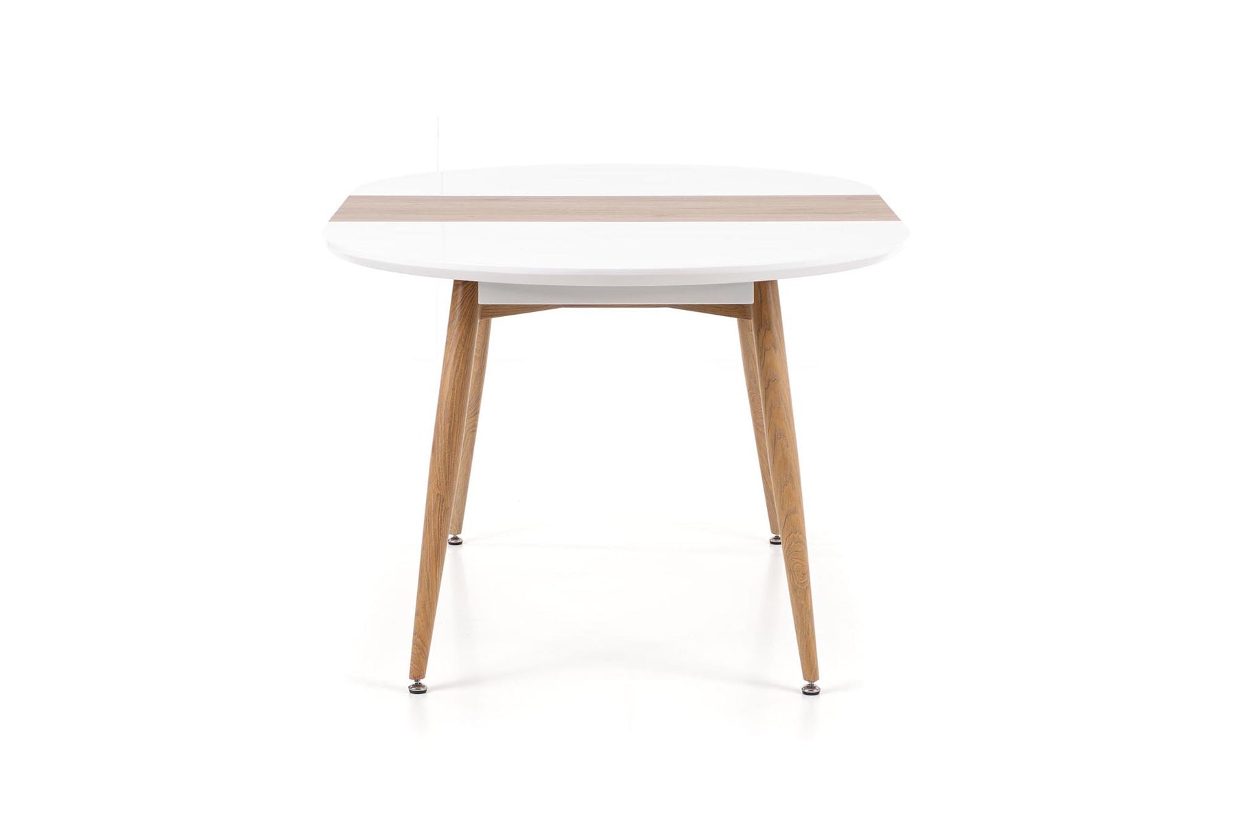 Tavolo allungabile per 4/8 persone bianco/rovere Eddy 120/200x100 cm