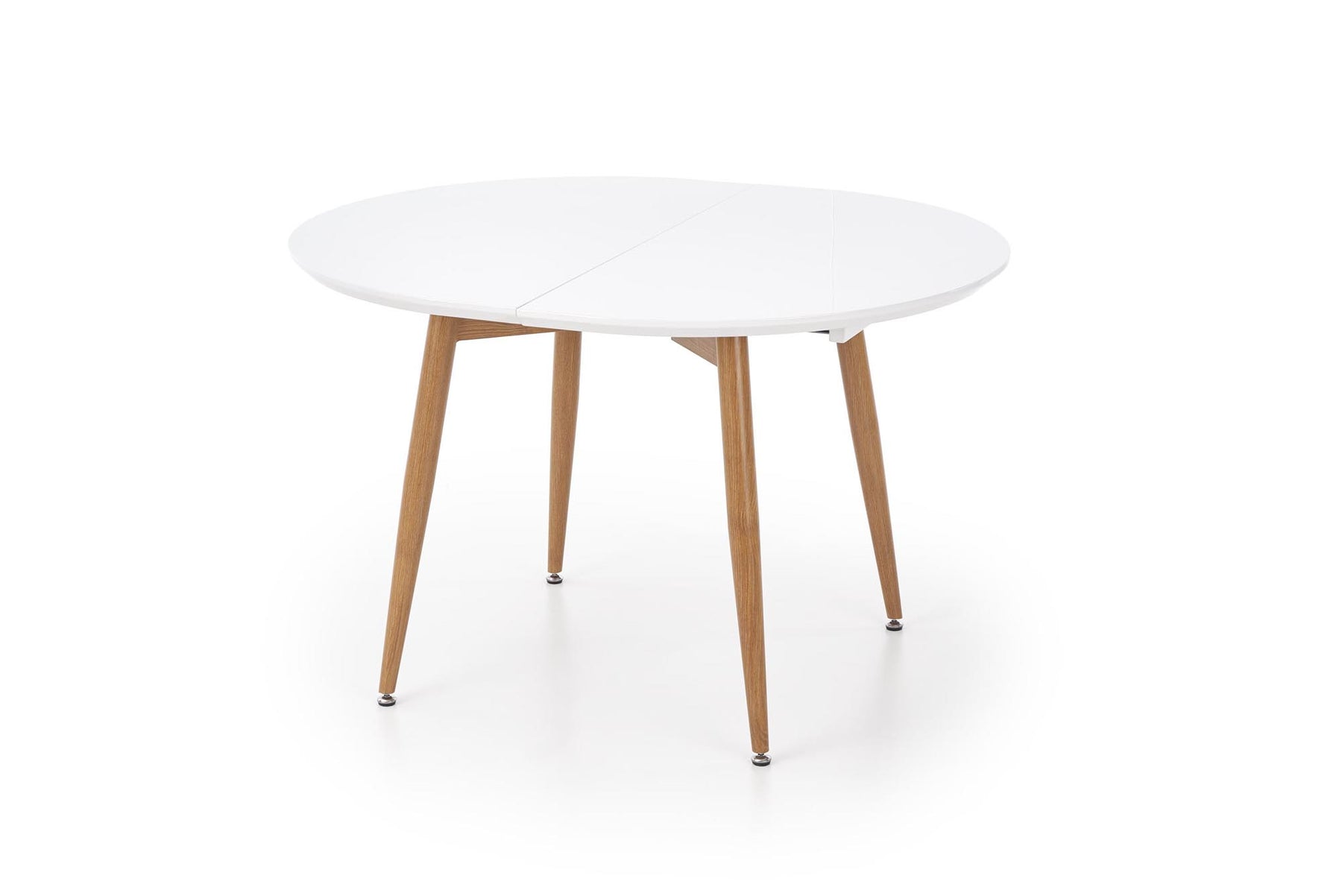 Tavolo allungabile per 4/8 persone bianco/rovere Eddy 120/200x100 cm