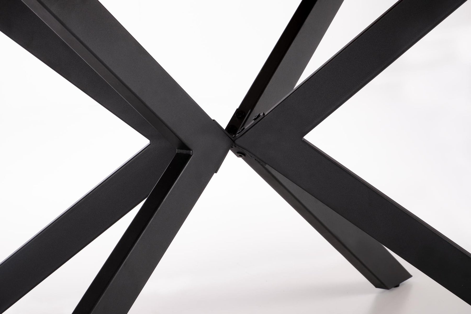 Tavolo allungabile in legno impiallacciato rovere con gambe in acciaio nero Legarto 160x90 cm - allungabile fino a 200 cm