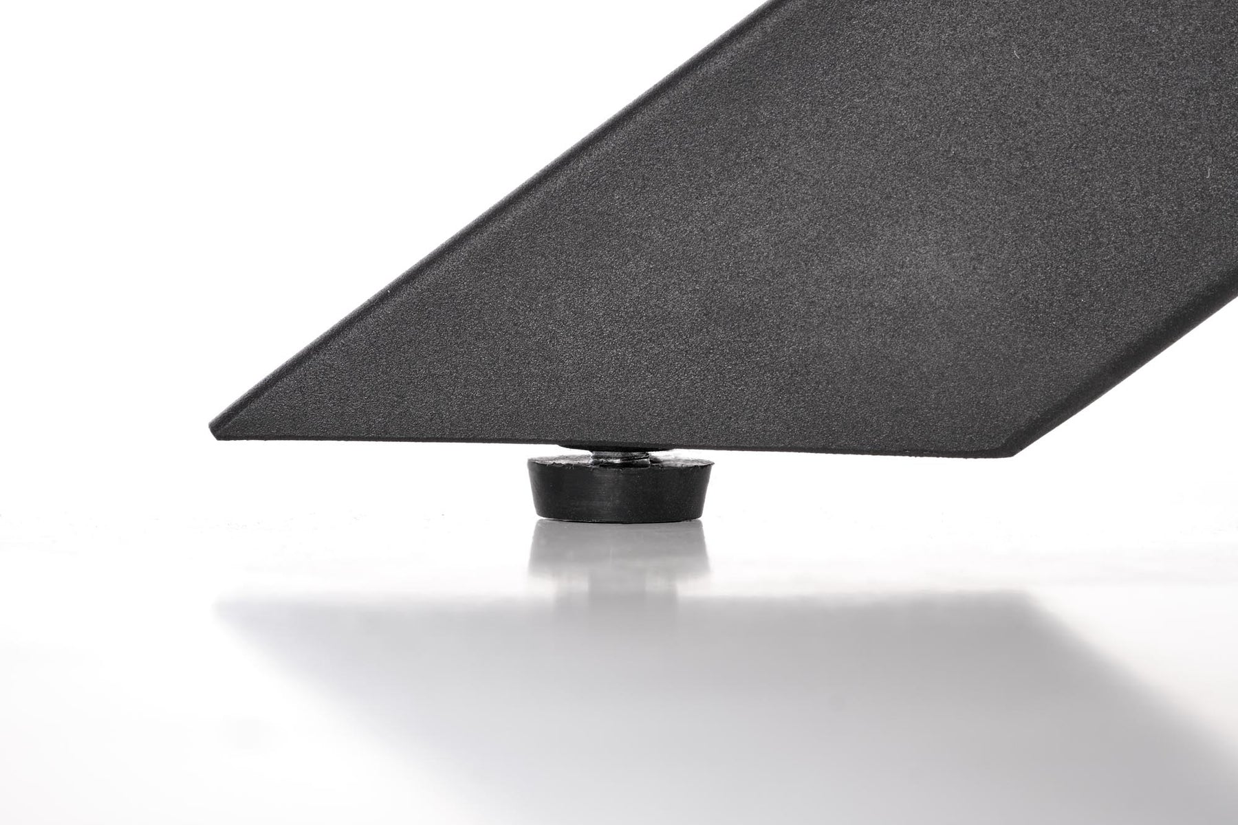 Tavolo allungabile in legno impiallacciato rovere con gambe in acciaio nero Legarto 160x90 cm - allungabile fino a 200 cm