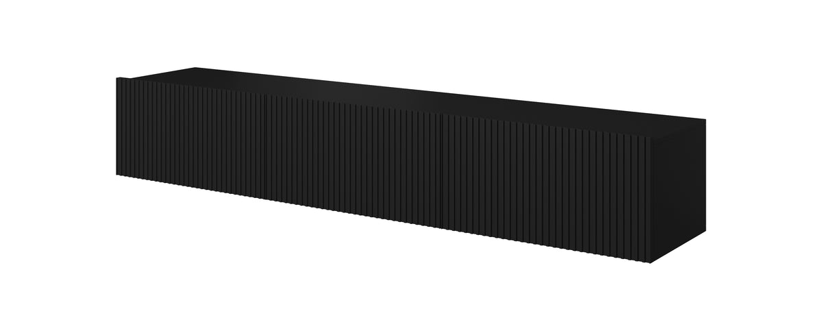 Mobile TV sospeso con 2 ante a ribalta 1 cassetto Nicole 200x45 cm