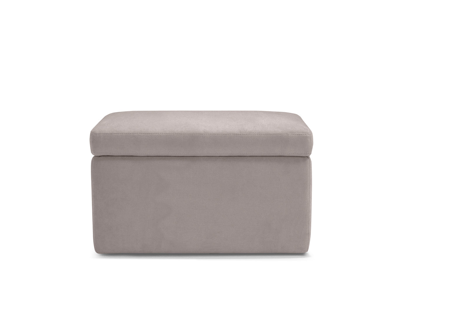 Panca Contenitore Made in Italy in Tessuto Cinigliato Tortora - VIANA