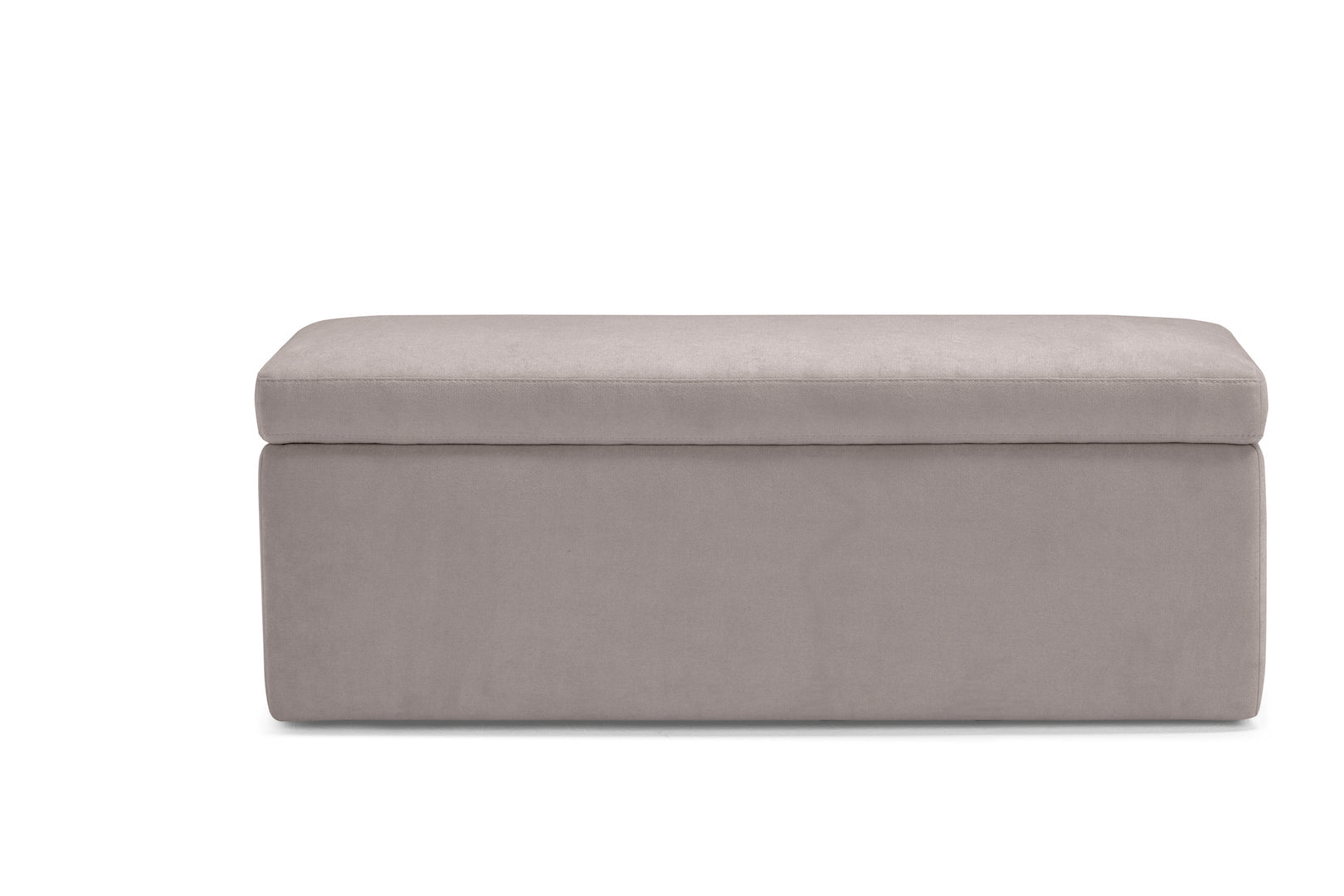 Panca Contenitore Made in Italy in Tessuto Cinigliato Tortora - VIANA
