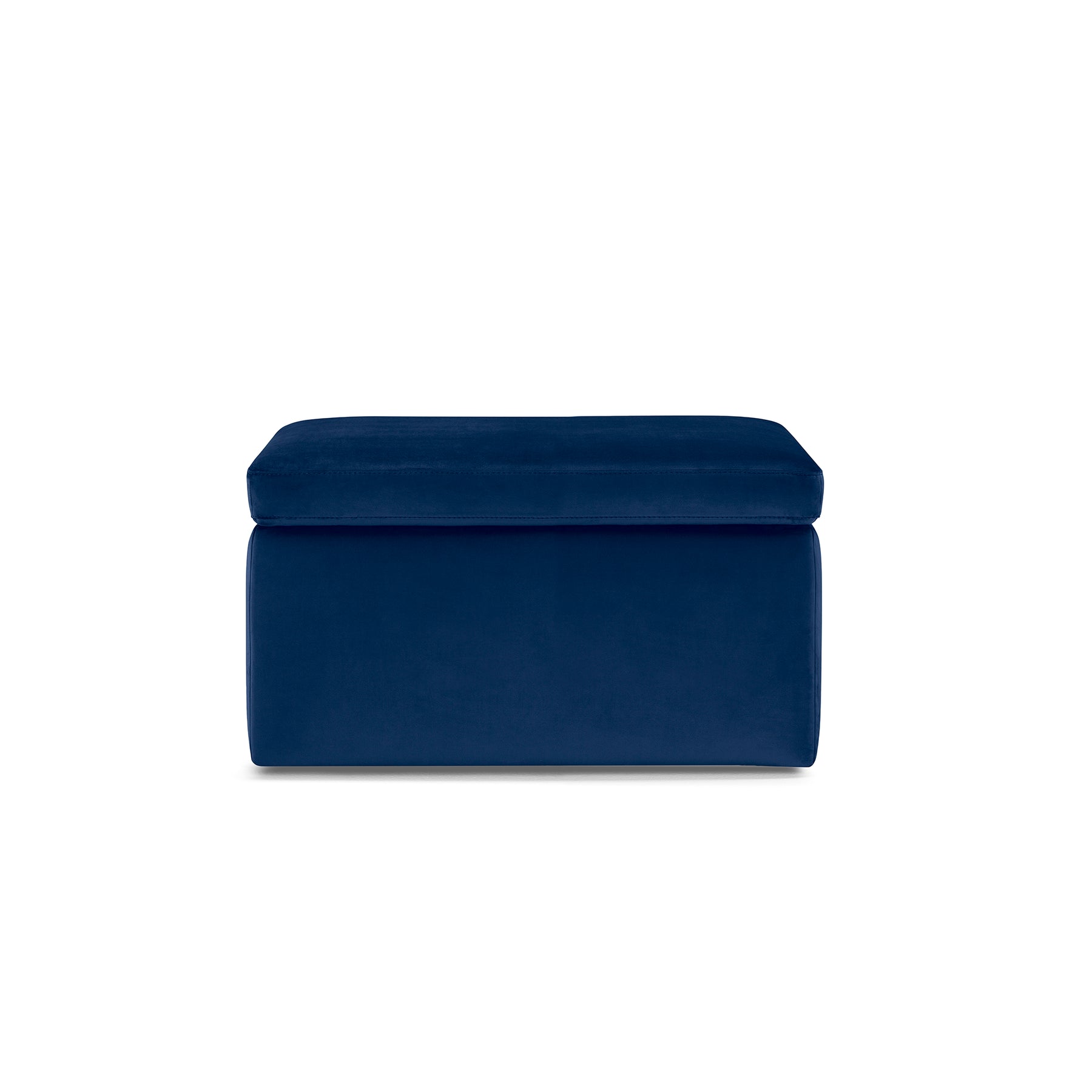 Panca Contenitore Made in Italy in Velluto Blu - VIANA