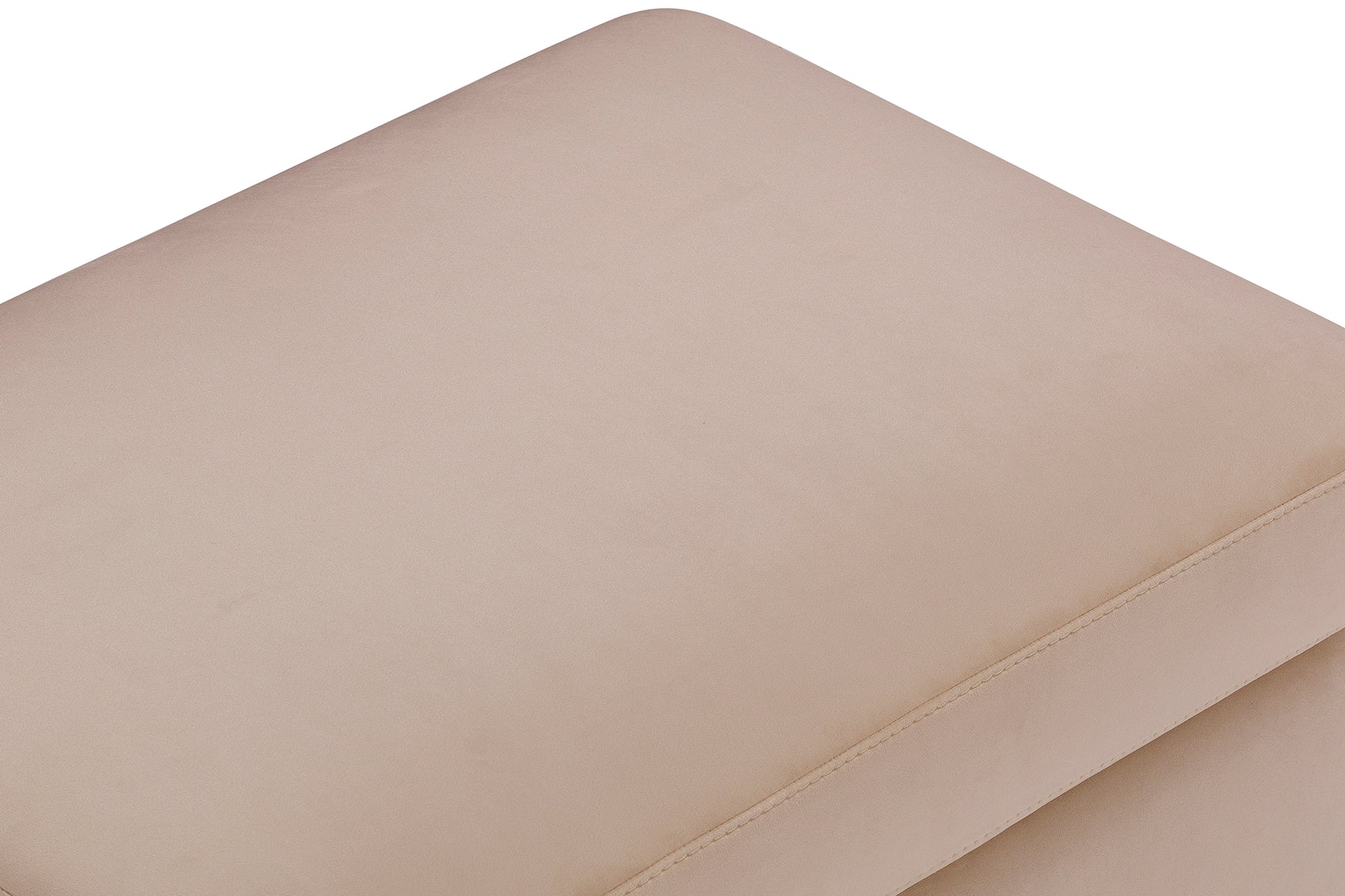 Pouf Contenitore Made in Italy in Velluto Camel - VULGANO