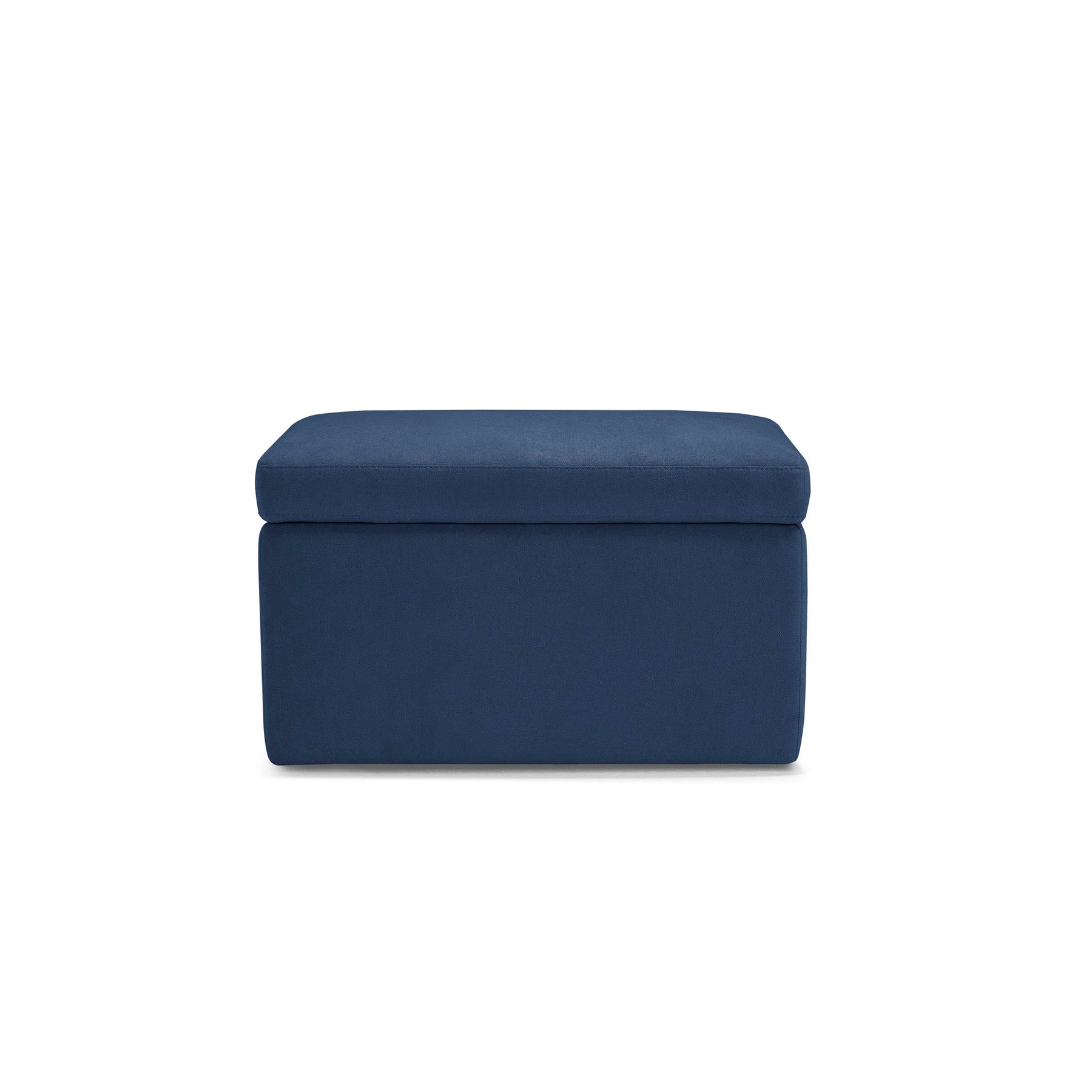 Panca Contenitore Made in Italy in Tessuto Cinigliato Blu - VIANA