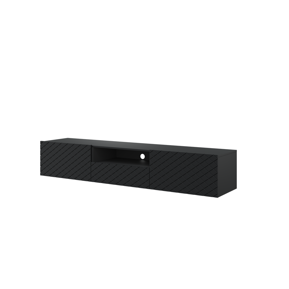 Mobile TV sospeso 2 ante a ribalta 1 cassetto Scalia 190x42 cm