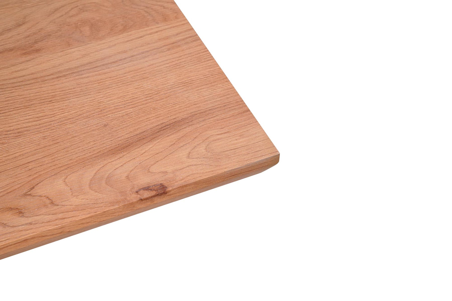 Tavolo allungabile in legno MDF laminato rovere e piede nero Urbano 160x90 cm - allungabile fino a 220 cm
