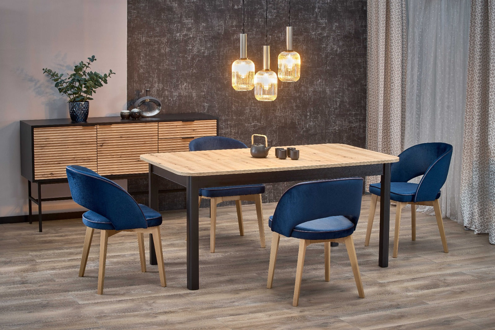 Tavolo allungabile per 6/8 persone Florian 160/228x90 cm