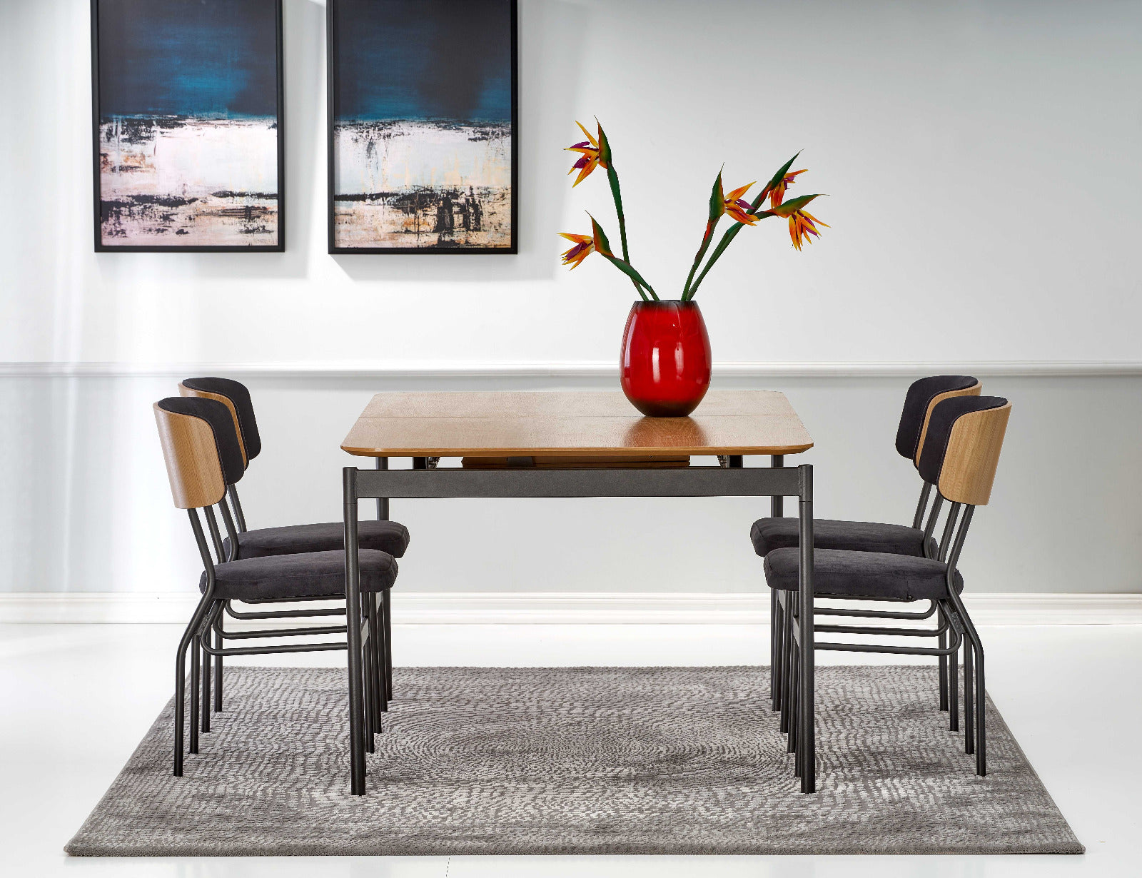 Tavolo allungabile per 6/8 persone rovere Smart 170/250x100 cm